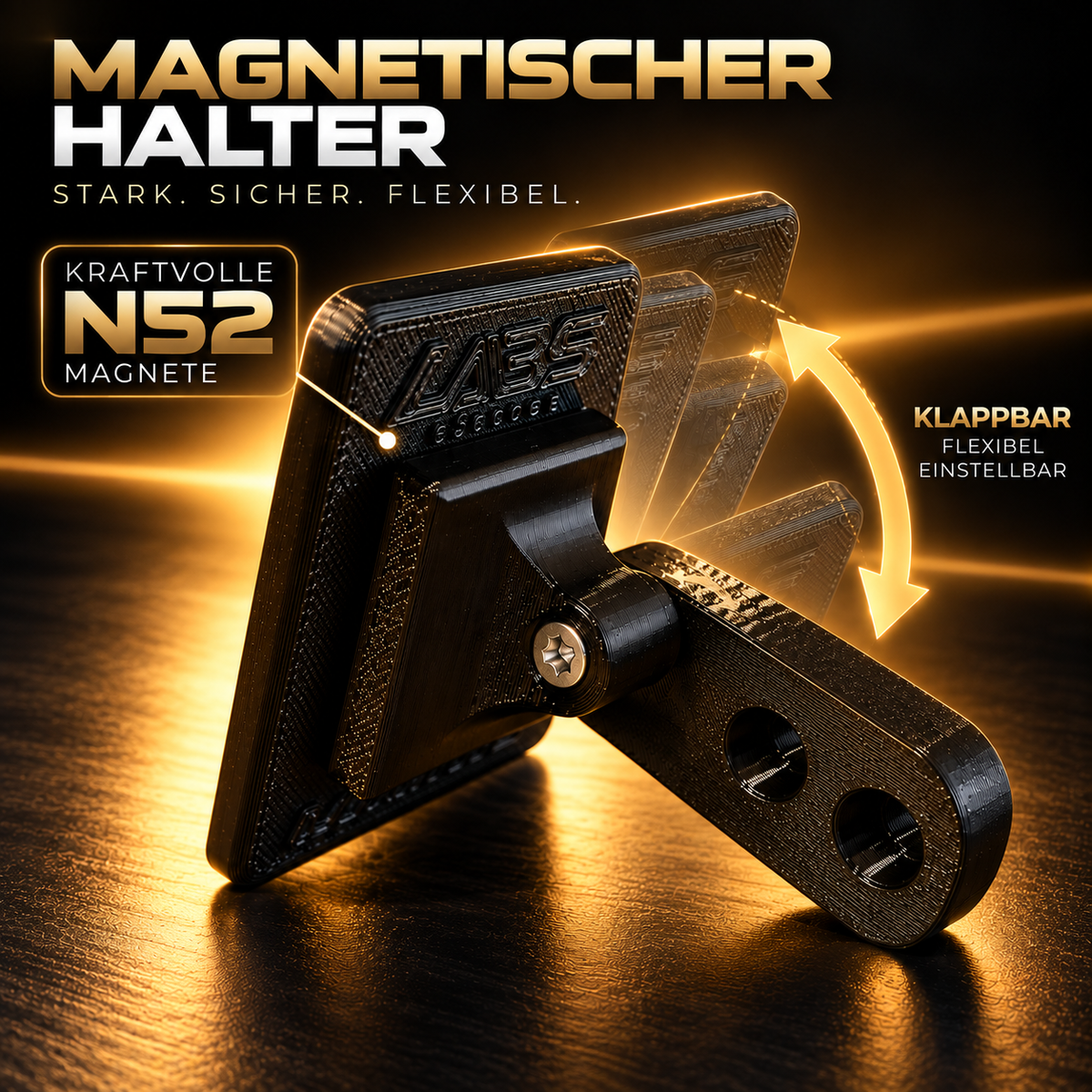 Magnetischer klappbarer Kennzeichenhalter für Segway Ninebot G3 & G3 Max